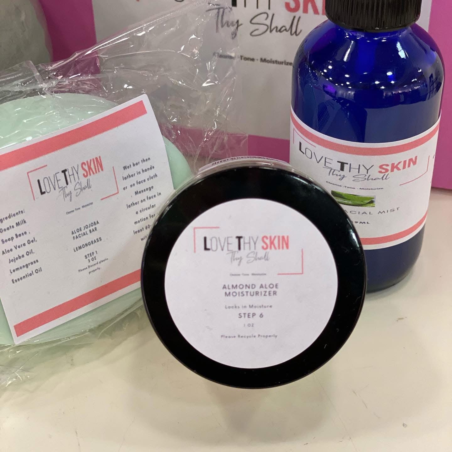 Aloe Jojoba Oil Routine - Complete Skincare Set